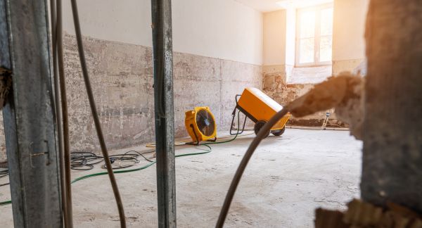 Basement Water Damage Repair in Burlington